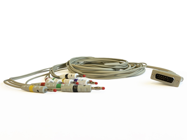 Patientenkabel, IEC Standard mit Bannanenstecker 4mm
