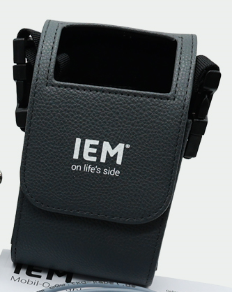 Tragetasche und Schulterriemen grau