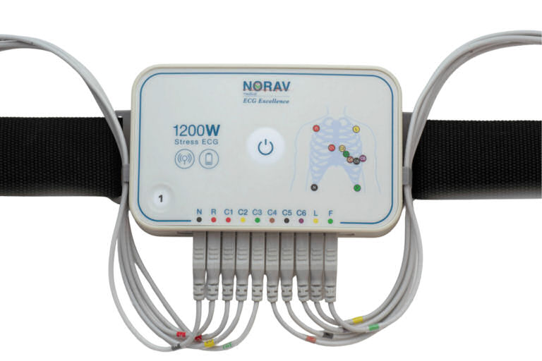 Wireless 12-Kanal Ruhe-und Belastungs-EKG mit Hochfrequenz Funkübertragung