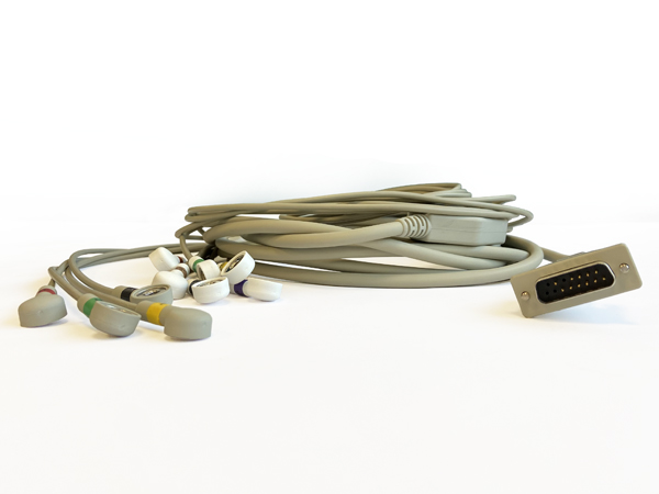 Patientenkabel, IEC Standard mit Druckknopf-Anschluss