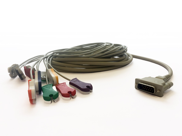 Patientenkabel, IEC Standard mit Clip-Anschluss