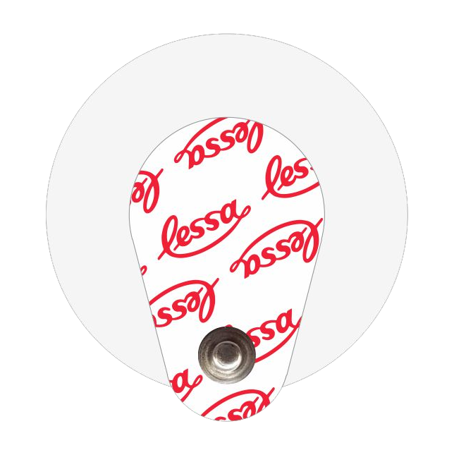 LZ-EKG-Schaumstoffelektrode, flüssig Gel, 50 mm - dezentral, 50 Stück im Folienbeutel