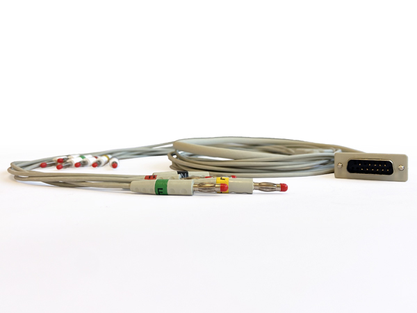 Patientenkabel, IEC Standard mit  mini Bannanenstecker