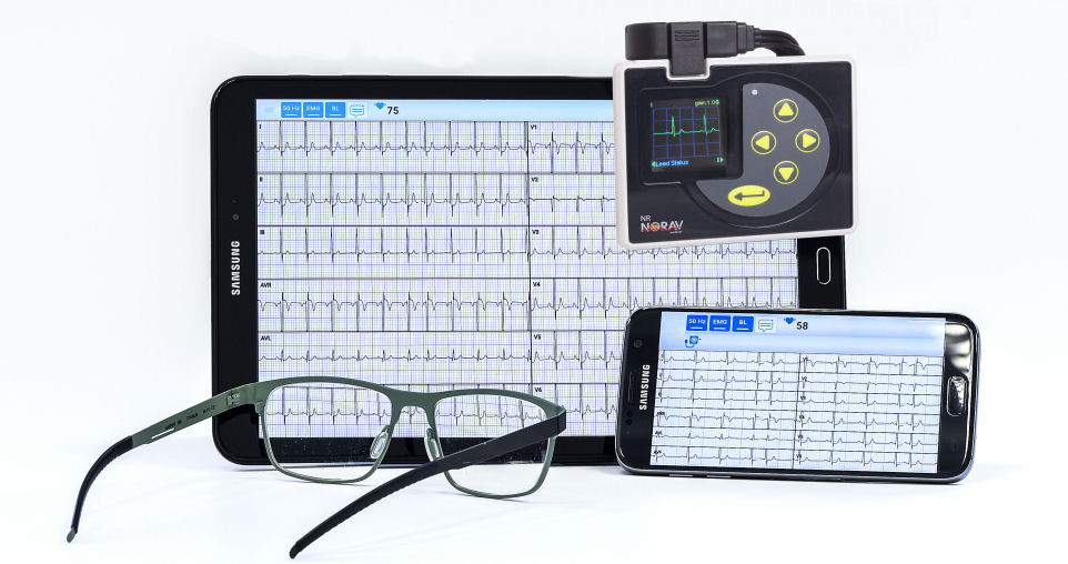 NR-1207-E Ruhe-EKG - drahtlos, digital
