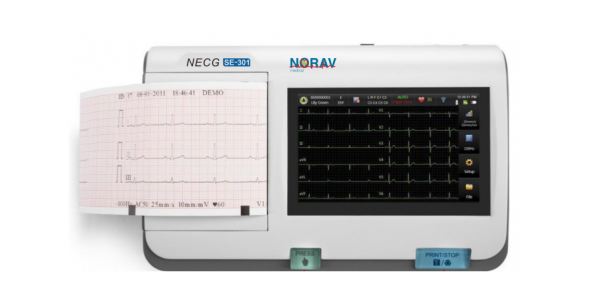 SE301 - EKG-Schreiber 80mm, inkl NEMS-Q 3 Platz Lizenz